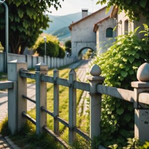 Betonowy płot remont dekoracyjny