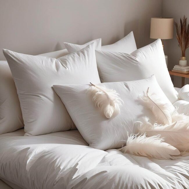 Czy pranie wpływa na trwałość poduszek z pierza