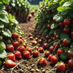 Czy słoma pomaga w utrzymaniu czystości owoców truskawek
