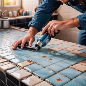 Czyściwo do usuwania kleju z płytek ściennych