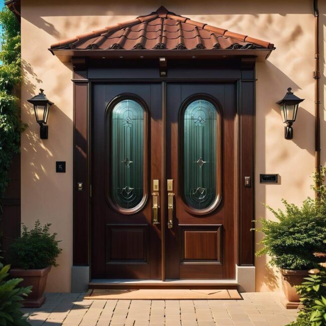 Daszek nad drzwiami popularne wzory i style