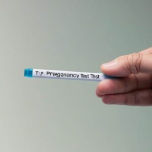 Dwie ciemne kreski na teście ciążowym