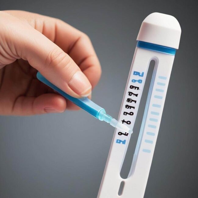 Dwie kreski na teście ciążowym po terminie