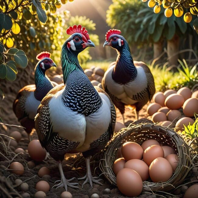 Jak sprawdzić czy perliczki są w fazie znoszenia jajek