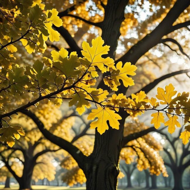 Liście dębu a identyfikacja gatunku