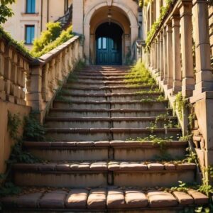 Malowanie schodów na zewnątrz domu