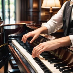 Porady dotyczące ustawiania palców przy grze na pianinie