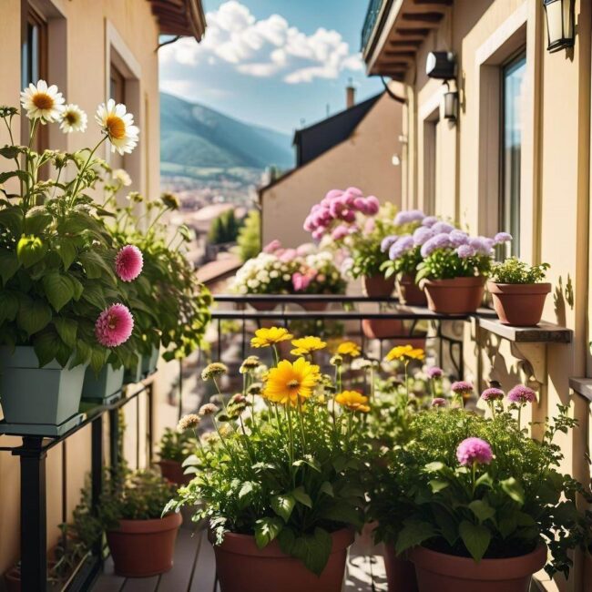 Rośliny na balkon odporniejsze na warunki atmosferyczne