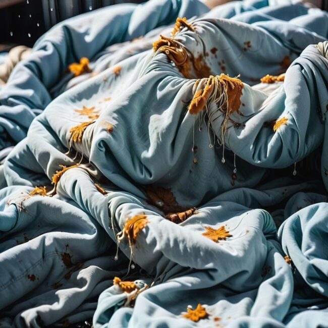 Tłuste plamy po praniu wełnianych ubrań