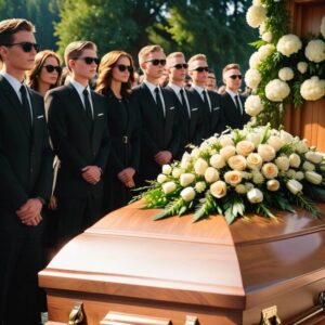 Uczestnictwo w ostatnich ceremoniach przed trumną