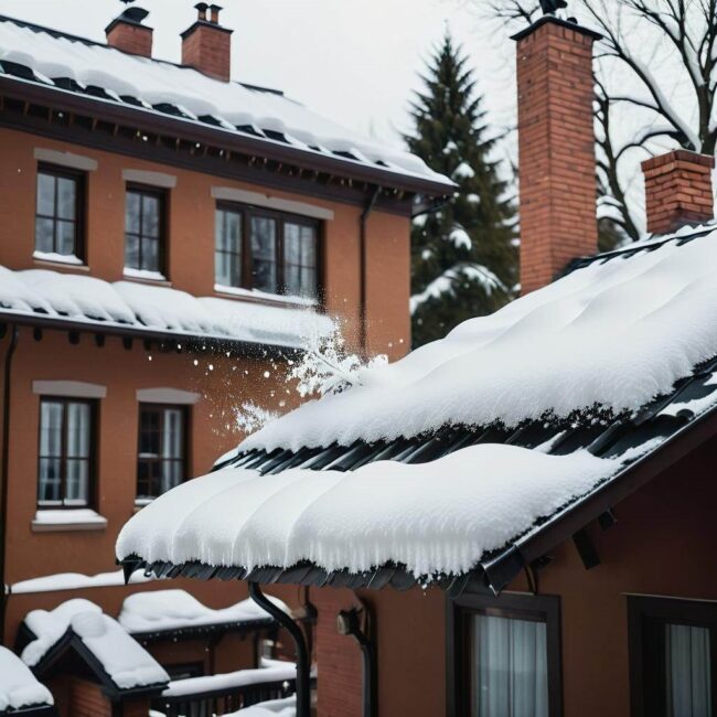 Zalecenia dotyczące częstotliwości usuwania śniegu z dachu