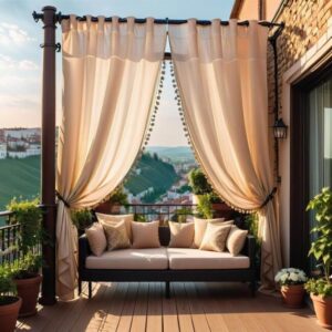 Zasłony tarasowe dla ochrony prywatności