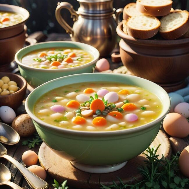 Zupa ogórkowa na wielkanocne danie